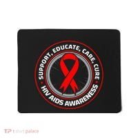 HIV AIDS Immune Deficiency Disease Red Ribbon Patient Mousepad thumb 0