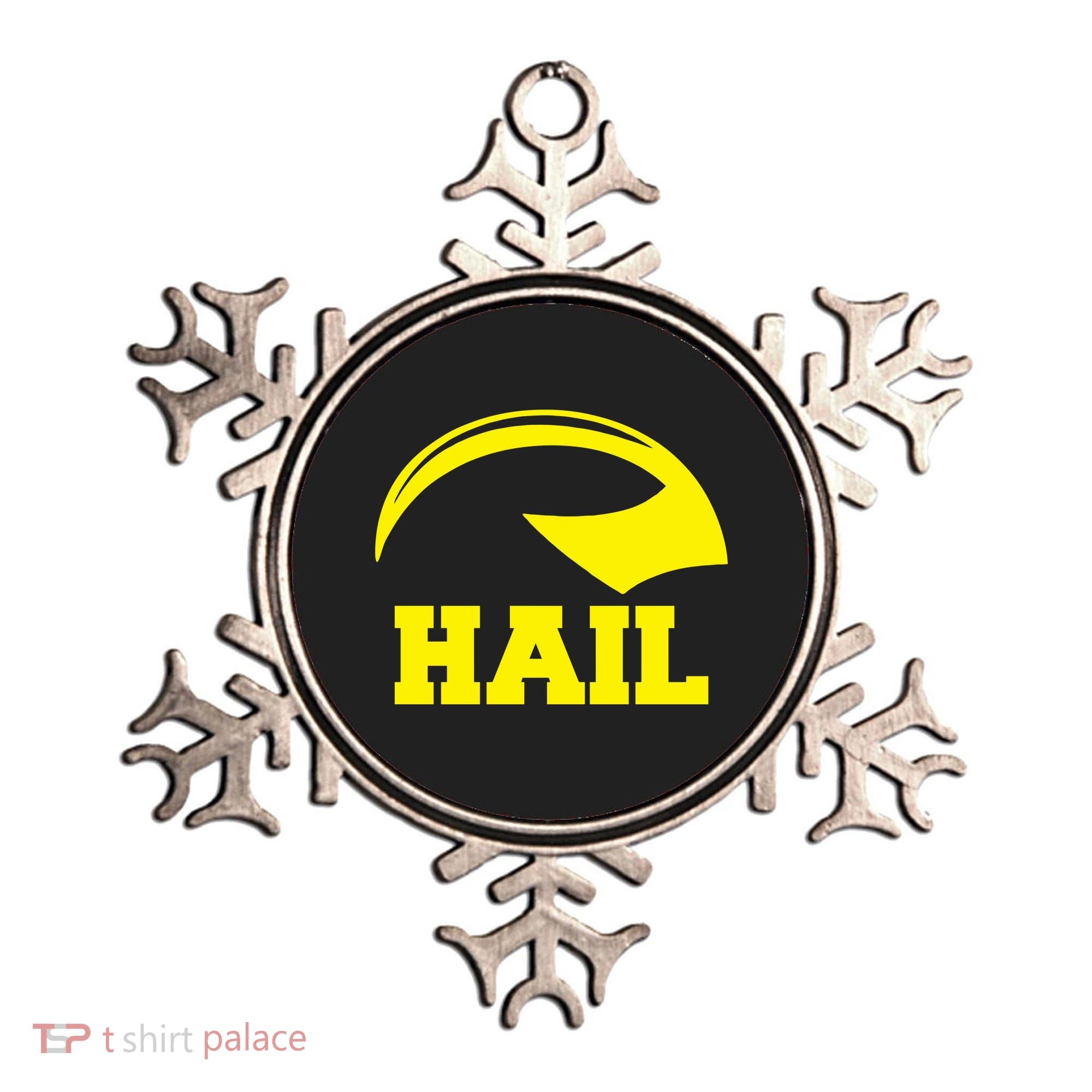 Hail Michigan Helmet Football Victors Ornament