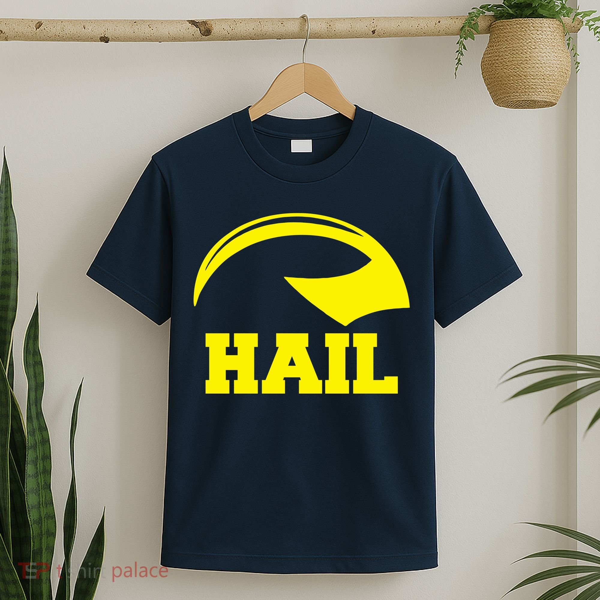 Hail Michigan Helmet Football Victors T-Shirt