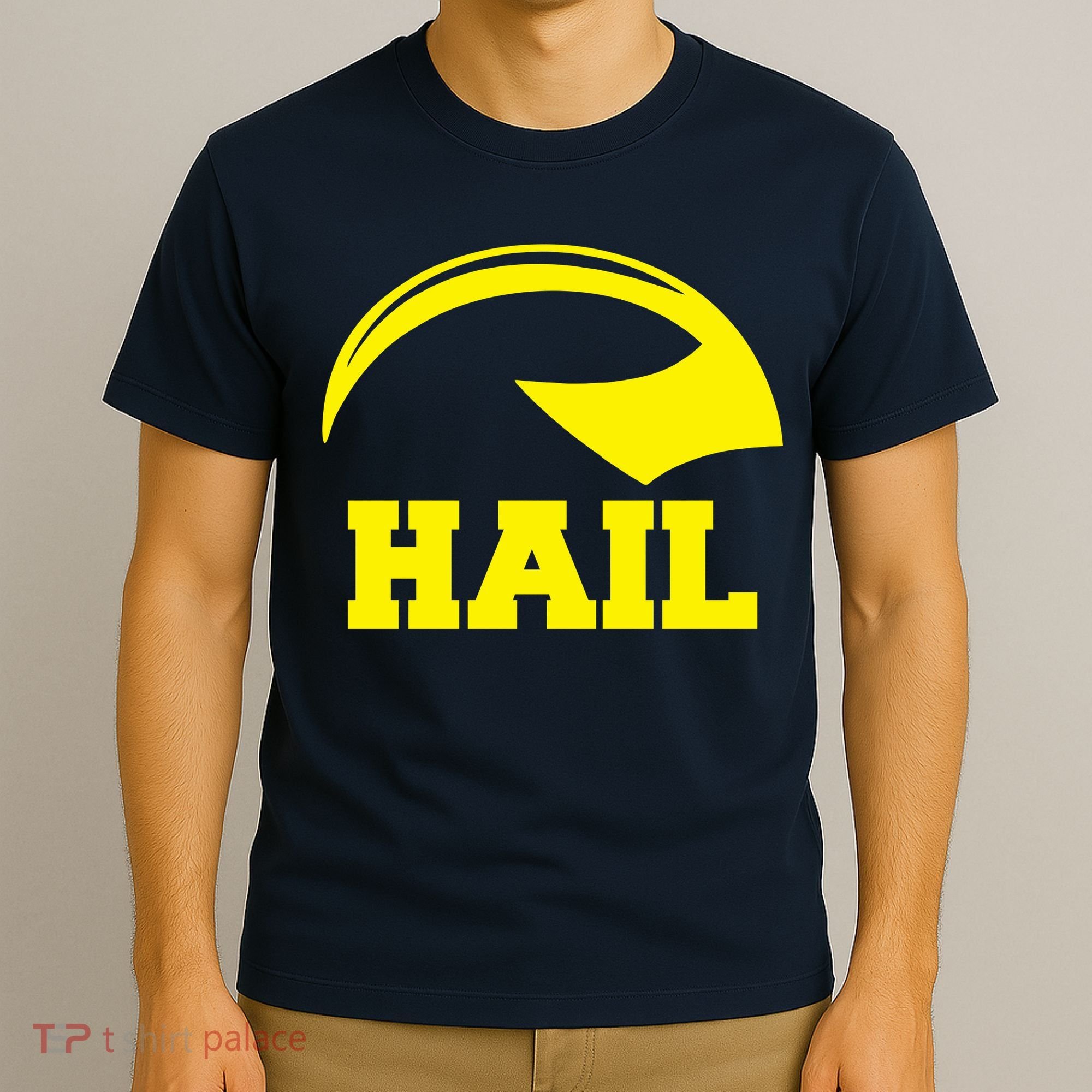 Hail Michigan Helmet Football Victors T-Shirt