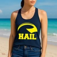 Hail Michigan Helmet Football Victors Women's Tank Top thumb 2
