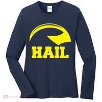 Hail Michigan Helmet Football Victors Women's Long Sleeve Shirt thumb 0