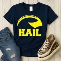 Hail Michigan Helmet Football Victors Women's T-Shirt thumb 3
