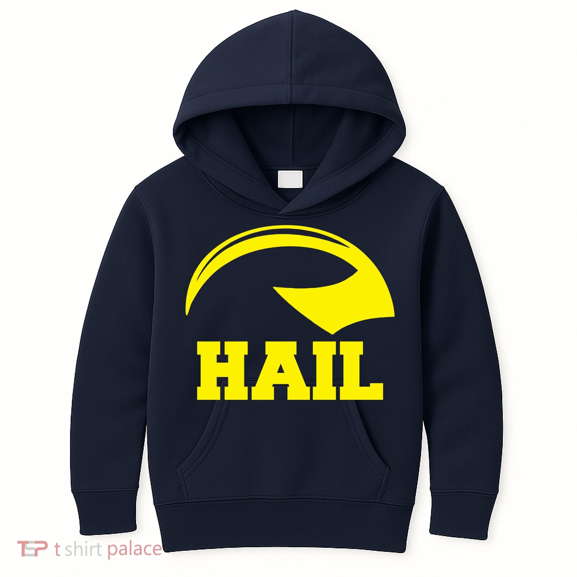 Hail Michigan Helmet Football Victors Kids Hoodie