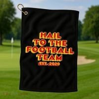 Hail To The Football Team 2020 Washington Fan Golf Towel thumb 1