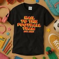 Hail To The Football Team 2020 Washington Fan Kids T-Shirt thumb 3