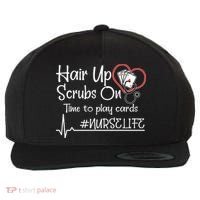 Hair Up Scrubs On Time to Play Cards Wool Snapback Cap thumb 0