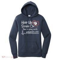 Hair Up Scrubs On Time to Play Cards Women's Hoodie thumb 0