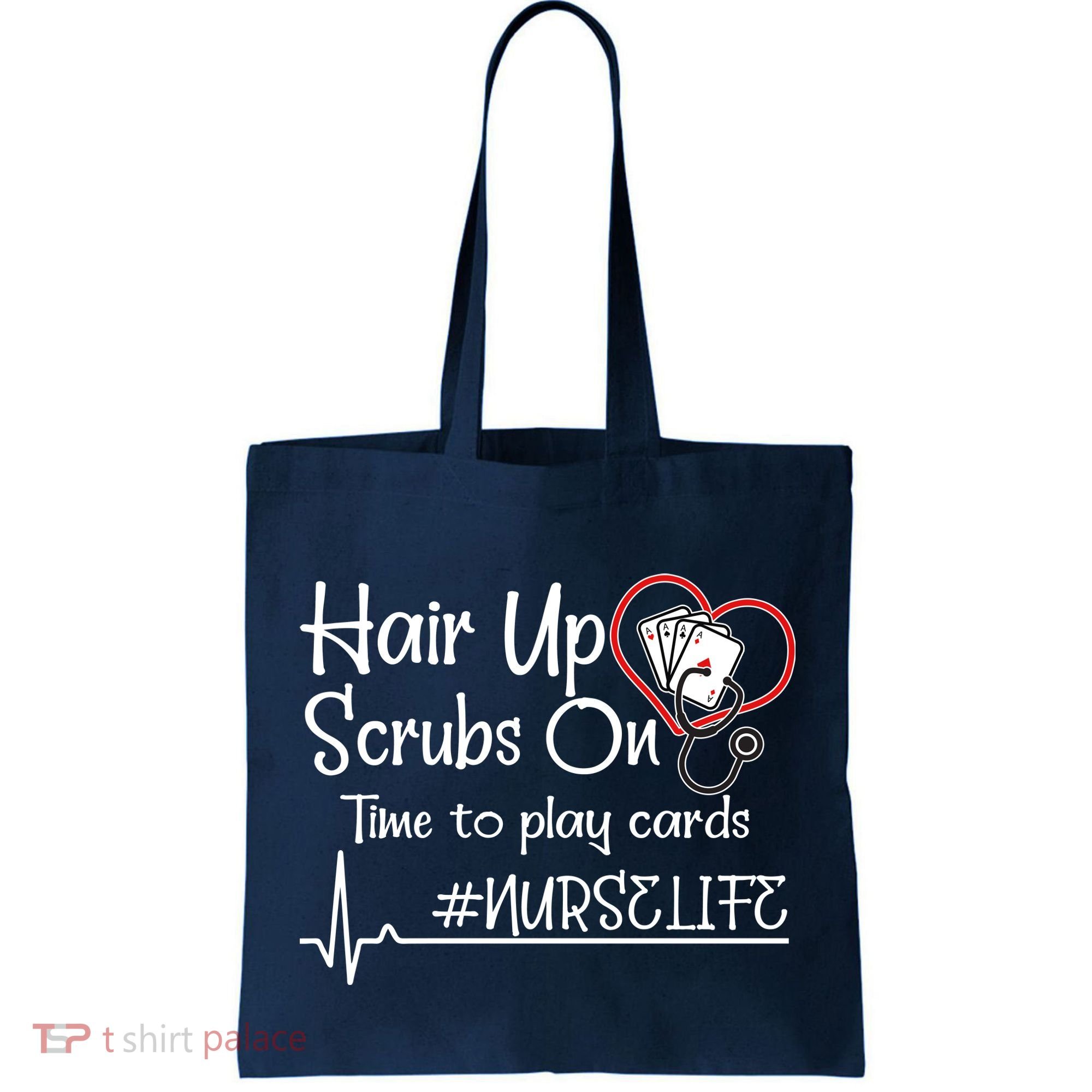 Hair Up Scrubs On Time to Play Cards Tote Bag