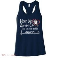 Hair Up Scrubs On Time to Play Cards Women's Tank Top thumb 0