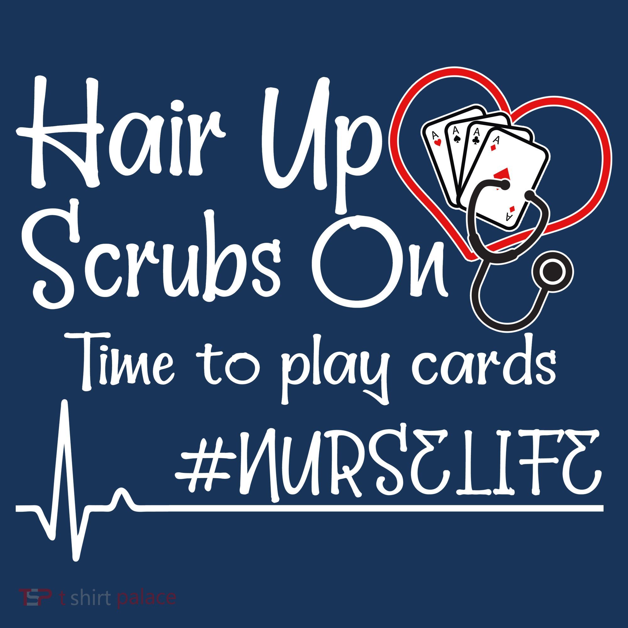 Hair Up Scrubs On Time to Play Cards Women's Tank Top
