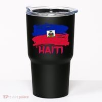 Haiti Distressed Painted Flag Tumbler thumb 0