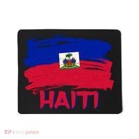Haiti Distressed Painted Flag Mousepad thumb 0
