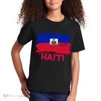 Haiti Distressed Painted Flag Kids T-Shirt thumb 2