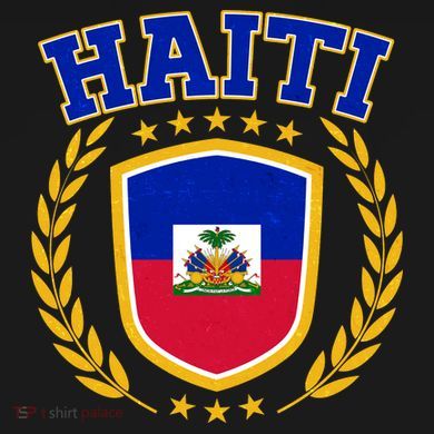 Haiti Flag Crest Shield Logo Impact Tech Backpack