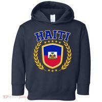 Haiti Flag Crest Shield Logo Toddler Hoodie thumb 0