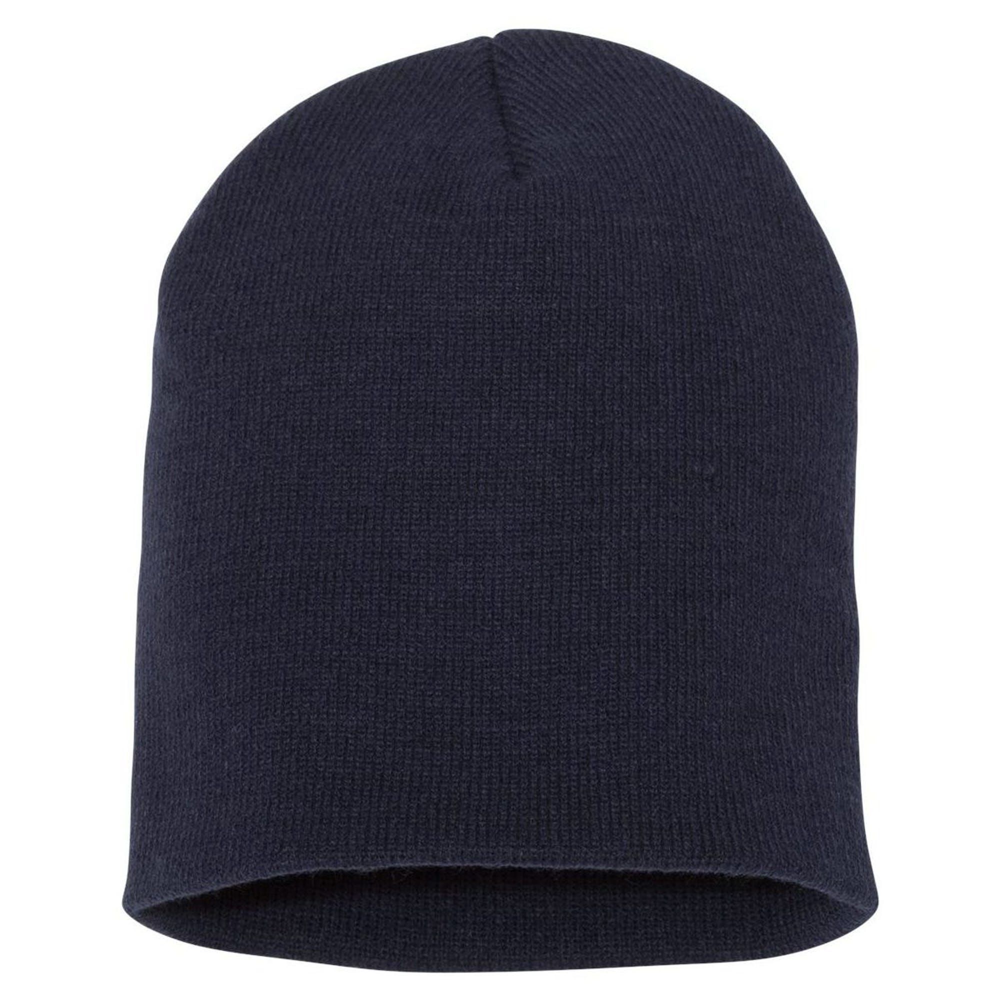 Haiti Flag Crest Shield Logo Short Acrylic Beanie