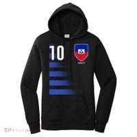 Haiti Football Soccer Futbol Jersey Women's Hoodie thumb 0