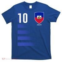 Haiti Football Soccer Futbol Jersey T-Shirt thumb 0