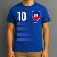 Haiti Football Soccer Futbol Jersey T-Shirt thumb 3