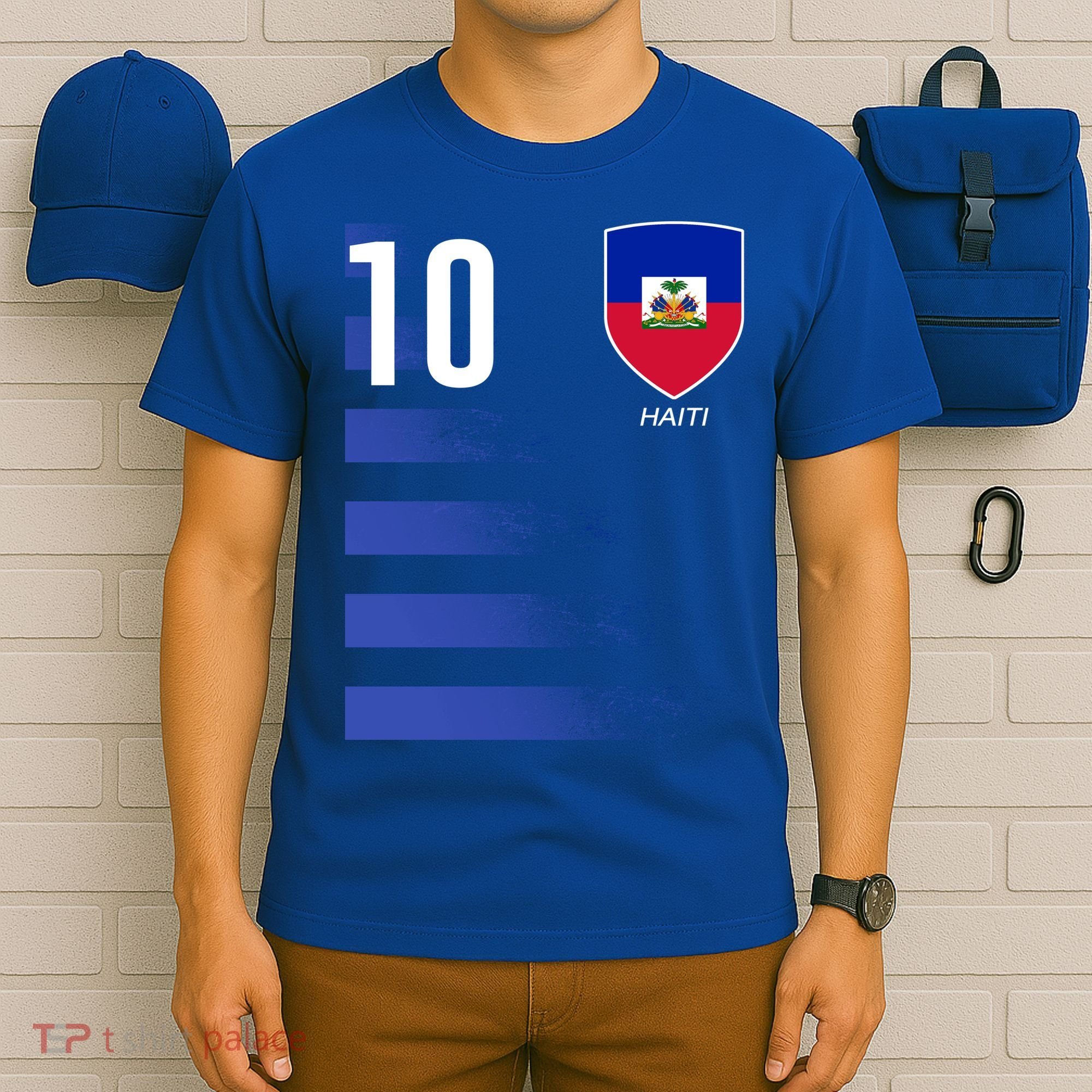 Haiti Football Soccer Futbol Jersey T-Shirt