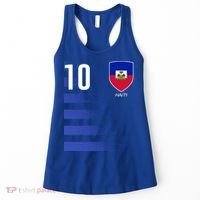 Haiti Football Soccer Futbol Jersey Women's Tank Top thumb 0