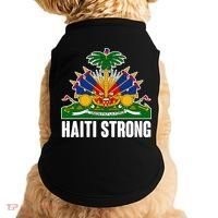 Haiti Strong Flag Symbol Logo Doggie Tank thumb 0