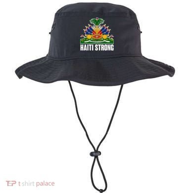 Haiti Strong Flag Symbol Logo Bucket Hat