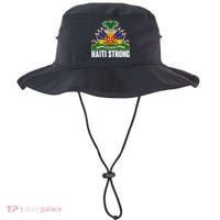 Haiti Strong Flag Symbol Logo Bucket Hat thumb 0