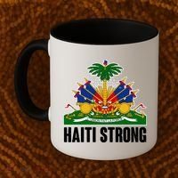Haiti Strong Flag Symbol Logo Coffee Mug thumb 2