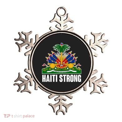Haiti Strong Flag Symbol Logo Ornament