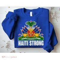 Haiti Strong Flag Symbol Logo Sweatshirt thumb 2
