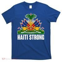 Haiti Strong Flag Symbol Logo T-Shirt thumb 0
