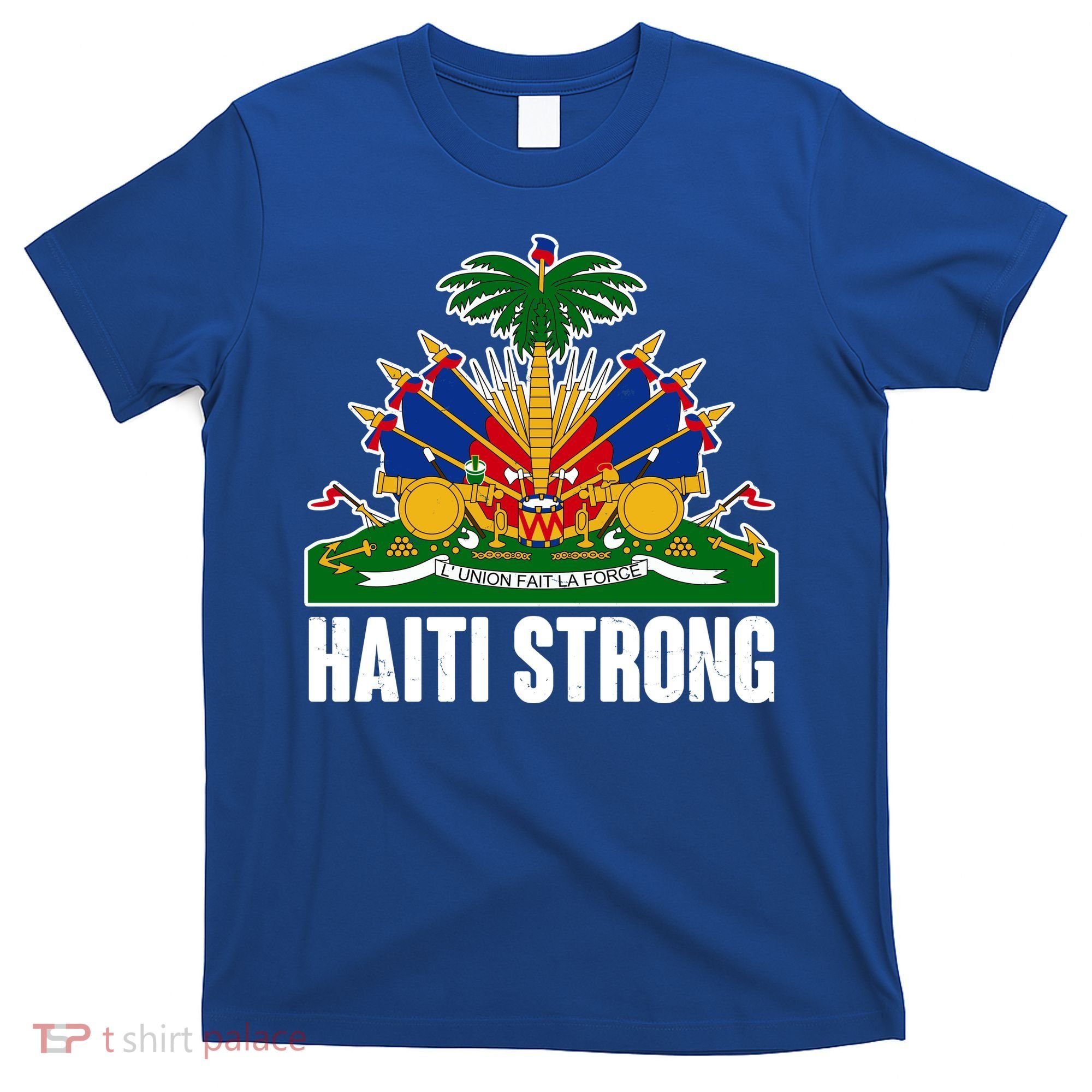 Haiti Strong Flag Symbol Logo T-Shirt