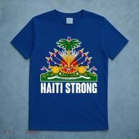 Haiti Strong Flag Symbol Logo T-Shirt thumb 5