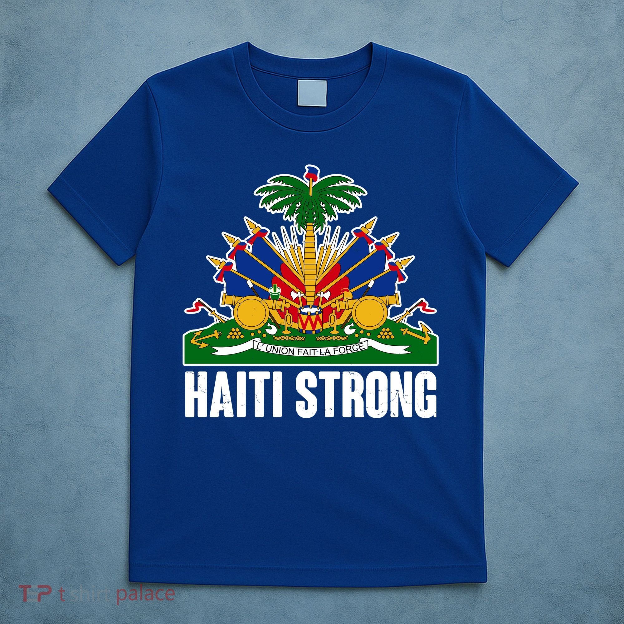 Haiti Strong Flag Symbol Logo T-Shirt