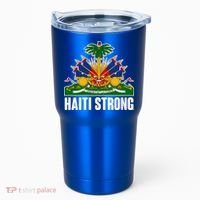 Haiti Strong Flag Symbol Logo Tumbler thumb 0