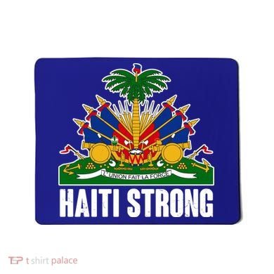 Haiti Strong Flag Symbol Logo Mousepad