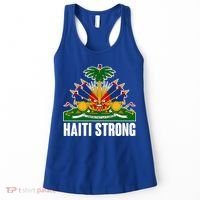 Haiti Strong Flag Symbol Logo Women's Tank Top thumb 0