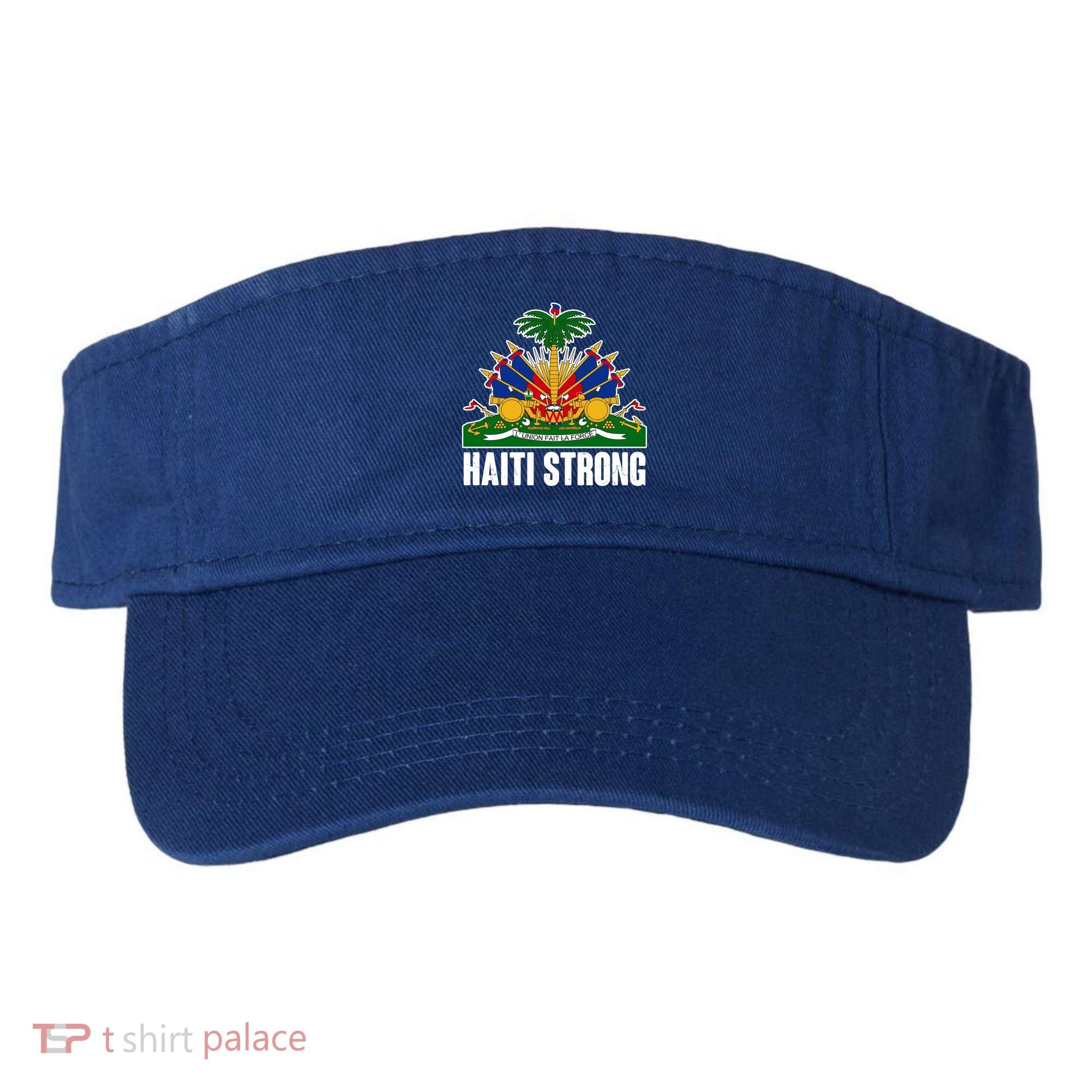 Haiti Strong Flag Symbol Logo Visor