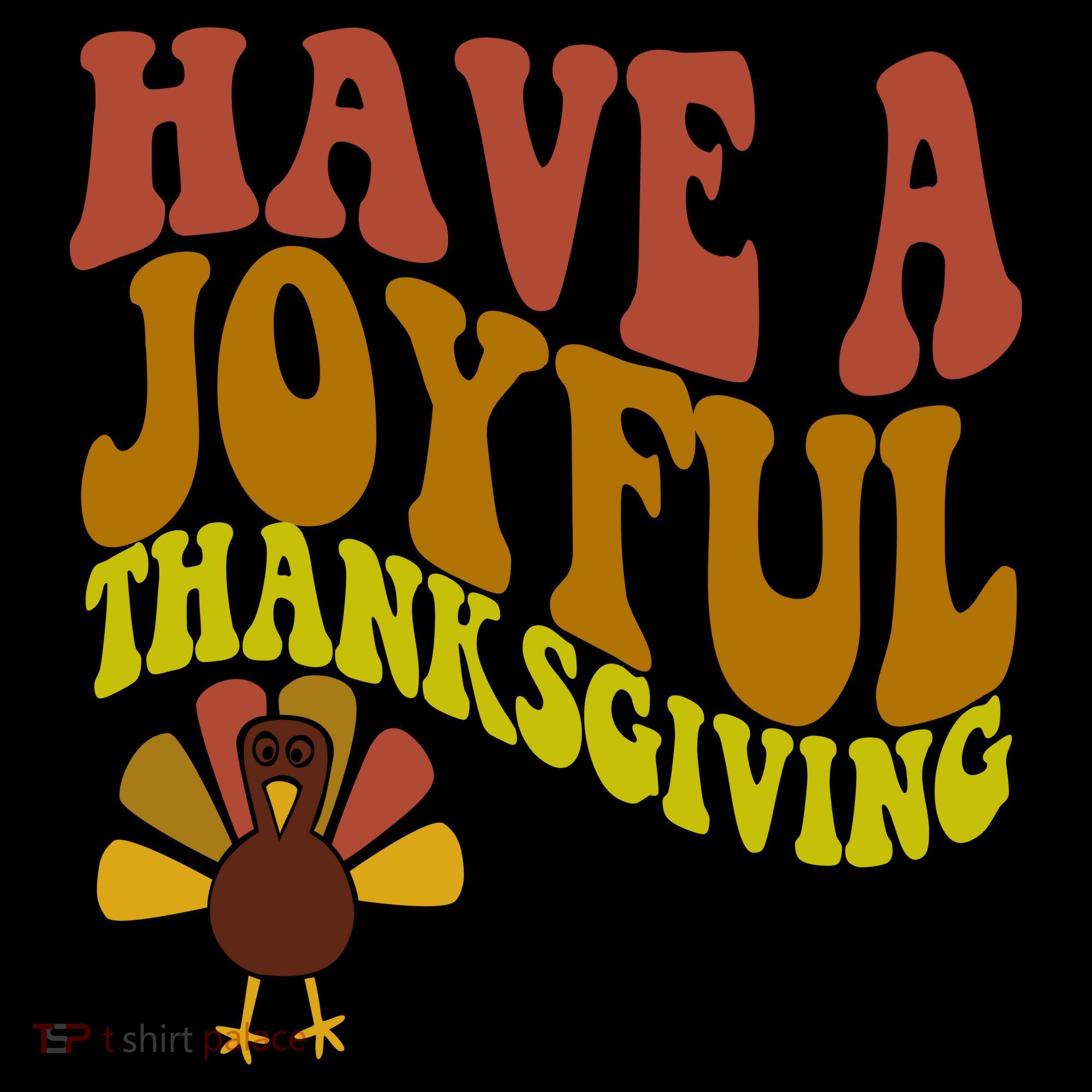 Have A Joyful Thanksgiving Cute Holiday Kids Colorblock Raglan Jersey