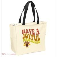 Have A Joyful Thanksgiving Cute Holiday Tote Bag thumb 2
