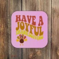 Have A Joyful Thanksgiving Cute Holiday Coaster thumb 0