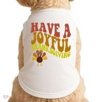Have A Joyful Thanksgiving Cute Holiday Doggie Tank thumb 0