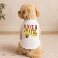 Have A Joyful Thanksgiving Cute Holiday Doggie Tank thumb 2