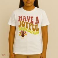 Have A Joyful Thanksgiving Cute Holiday T-Shirt thumb 4