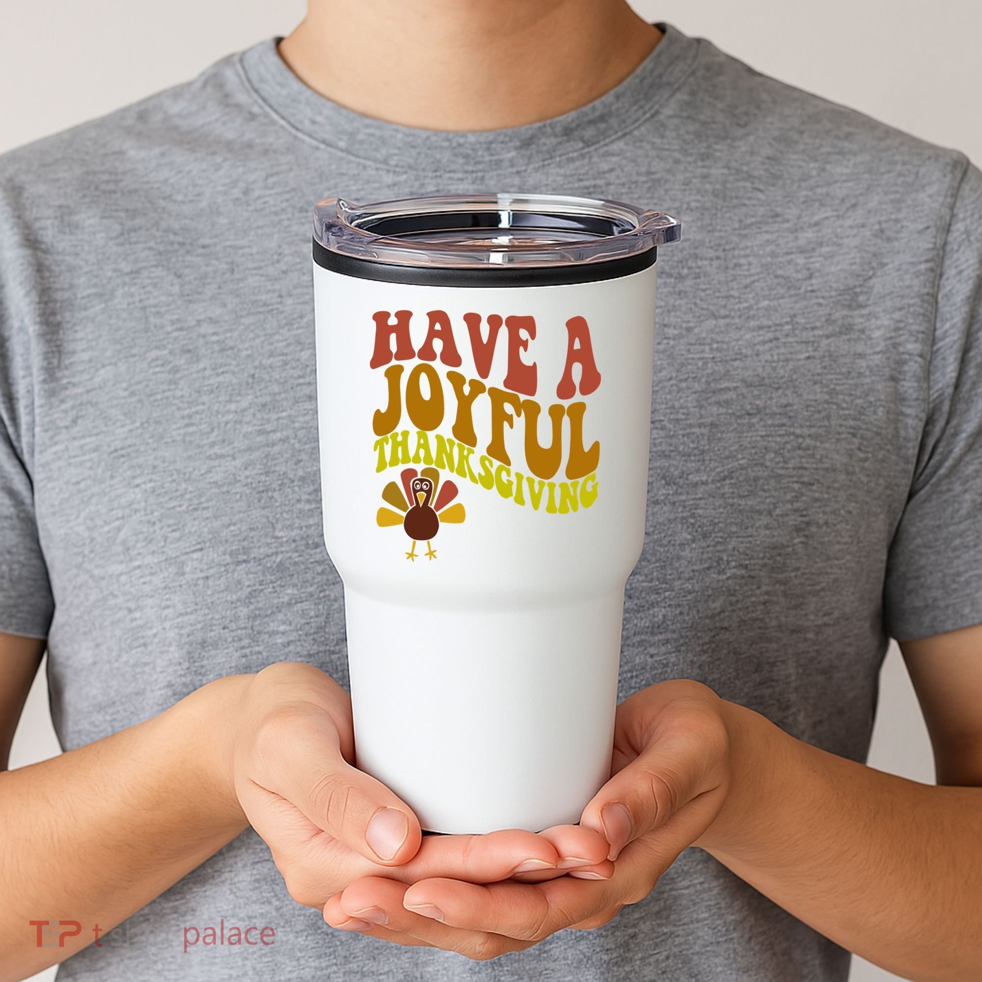 Have A Joyful Thanksgiving Cute Holiday Tumbler