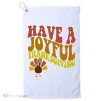 Have A Joyful Thanksgiving Cute Holiday Golf Towel thumb 0