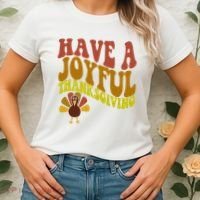 Have A Joyful Thanksgiving Cute Holiday Women's T-Shirt thumb 2