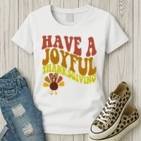 Have A Joyful Thanksgiving Cute Holiday Women's T-Shirt thumb 3